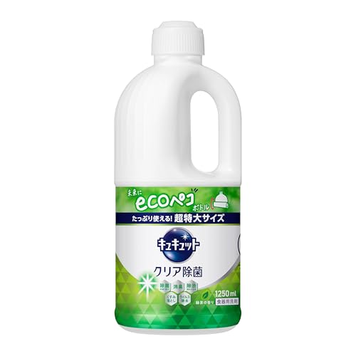 キュキュット【大容量】クリア除菌 緑茶の香り つめかえ用